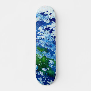 Polychromoptik #14B von Michael Moffa Skateboard