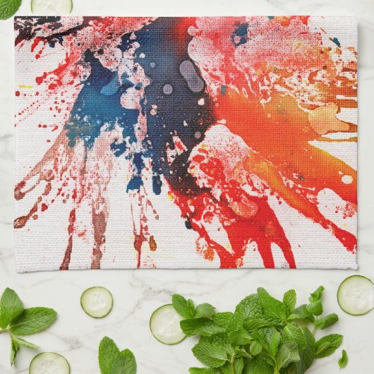 Polychromoptik #15 von Michael Moffa Handtuch (Gefaltet)