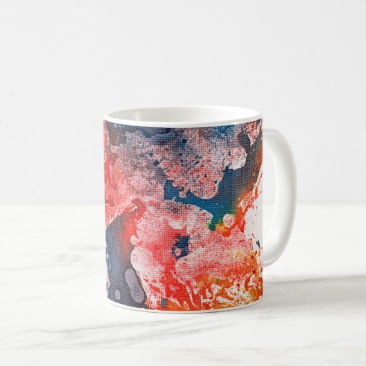 Polychromoptik #15 von Michael Moffa Kaffeetasse (VorderseiteRechts)