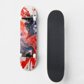 Polychromoptik #15 von Michael Moffa Skateboard (Vorderseite)