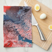 Polychromoptik #15A von Michael Moffa Handtuch (Viertel Falte)