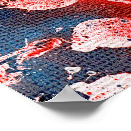 Polychromoptik #15A von Michael Moffa Poster (Ecke)