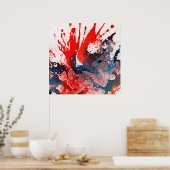 Polychromoptik #15A von Michael Moffa Poster (Küche)