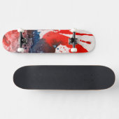 Polychromoptik #15A von Michael Moffa Skateboard (Horizontal)