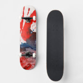 Polychromoptik #15A von Michael Moffa Skateboard (Vorderseite)