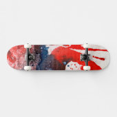 Polychromoptik #15A von Michael Moffa Skateboard (Horizontal)