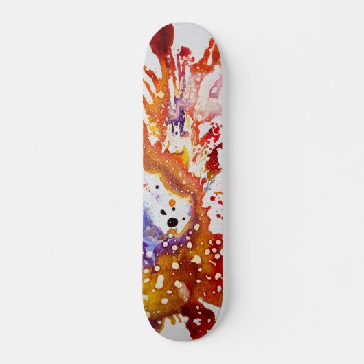 Polychromoptik #1 von Michael Moffa Skateboard (Vorne)