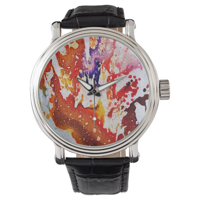 Polychromoptik #1A von Michael Moffa Armbanduhr (Vorderseite)