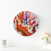 Polychromoptik #1A von Michael Moffa Große Wanduhr (Zuhause)