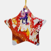 Polychromoptik #1A von Michael Moffa Keramik Ornament (Hinten)