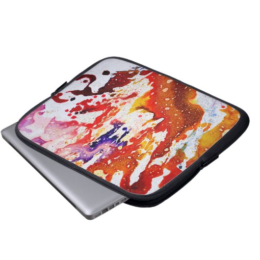 Polychromoptik #1A von Michael Moffa Laptopschutzhülle (Vorne Knopf)