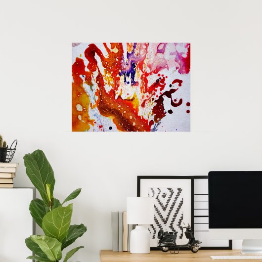 Polychromoptik #1a von Michael Moffa Poster (Heimbüro)