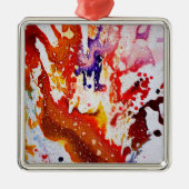 Polychromoptik #1A von Michael Moffa Silbernes Ornament (Vorne)