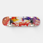 Polychromoptik #1A von Michael Moffa Skateboard (Horizontal)