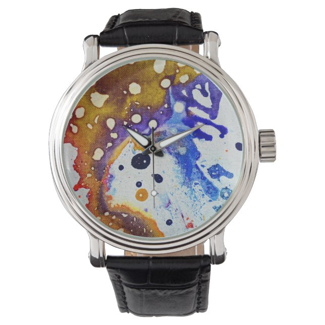 Polychromoptik #1B von Michael Moffa Armbanduhr (Vorderseite)