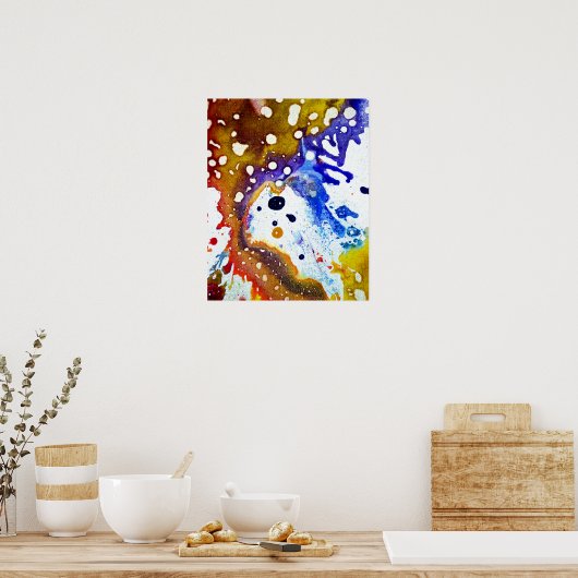 Polychromoptik #1B von Michael Moffa Poster (Küche)