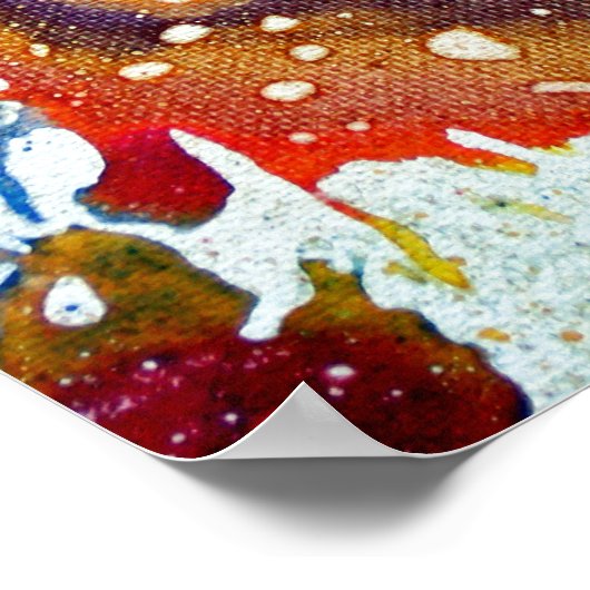 Polychromoptik #1B von Michael Moffa Poster (Ecke)