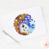 Polychromoptik #1B von Michael Moffa Runder Aufkleber (Umschlag)