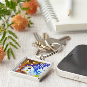 Polychromoptik #1B von Michael Moffa Schlüsselanhänger (Seite)