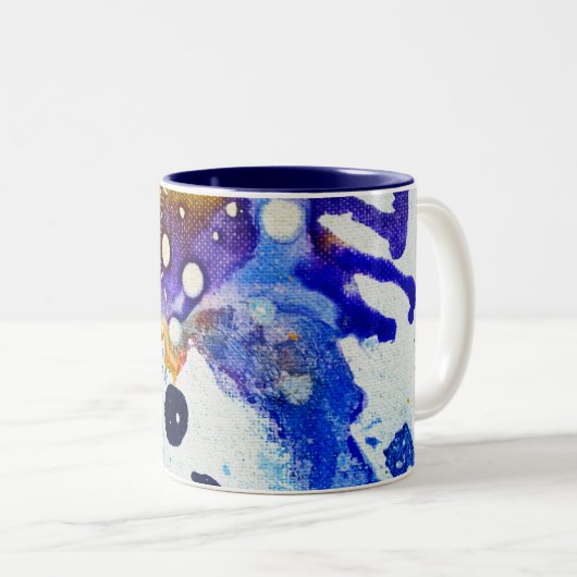 Polychromoptik #1B von Michael Moffa Zweifarbige Tasse (VorderseiteRechts)