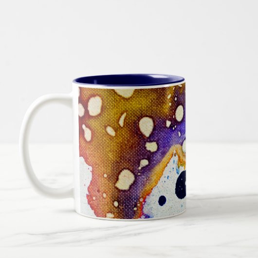 Polychromoptik #1B von Michael Moffa Zweifarbige Tasse (Links)