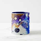 Polychromoptik #1B von Michael Moffa Zweifarbige Tasse (Mittel)