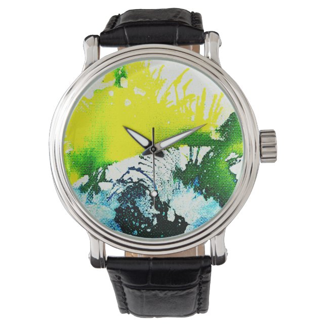 Polychromoptik #2A von Michael Moffa Armbanduhr (Vorderseite)