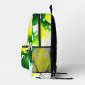 Polychromoptik 2A von Michael Moffa Bedruckter Rucksack (Rechts)