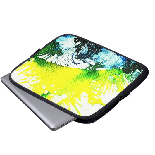 Polychromoptik #2A von Michael Moffa Laptopschutzhülle (Vorne Knopf)