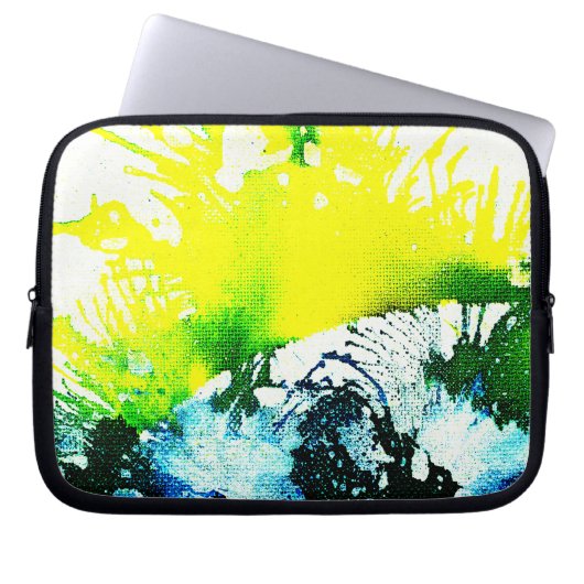 Polychromoptik #2A von Michael Moffa Laptopschutzhülle (Vorderseite)