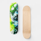 Polychromoptik #2A von Michael Moffa Skateboard (Vorderseite)
