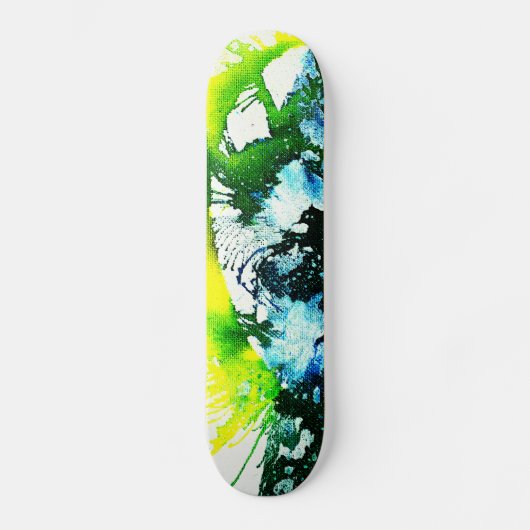 Polychromoptik #2A von Michael Moffa Skateboard (Vorderseite)