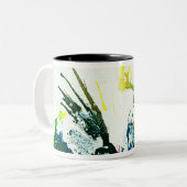 Polychromoptik #2B von Michael Moffa Zweifarbige Tasse (Vorderseite Links)