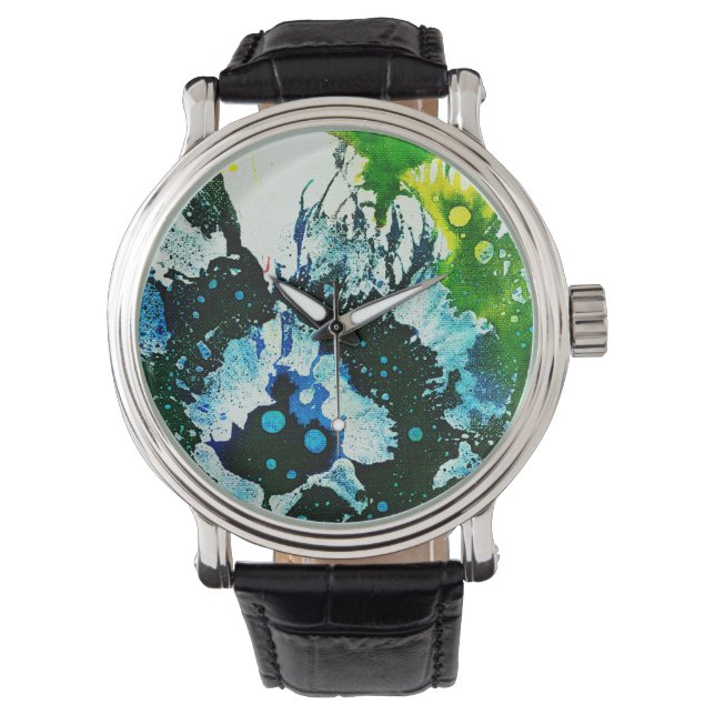 Polychromoptik #2C von Michael Moffa Armbanduhr (Vorderseite)