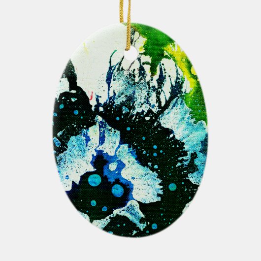 Polychromoptik #2C von Michael Moffa Keramik Ornament (Hinten)