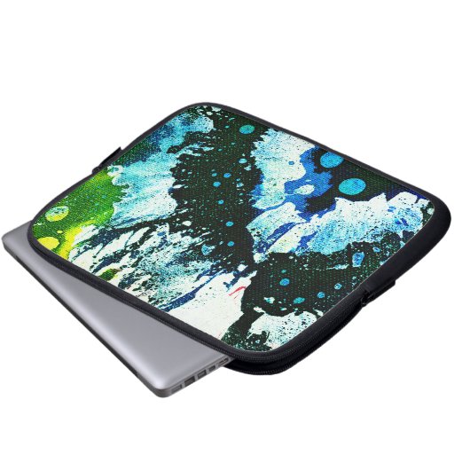 Polychromoptik #2C von Michael Moffa Laptopschutzhülle (Vorne Knopf)