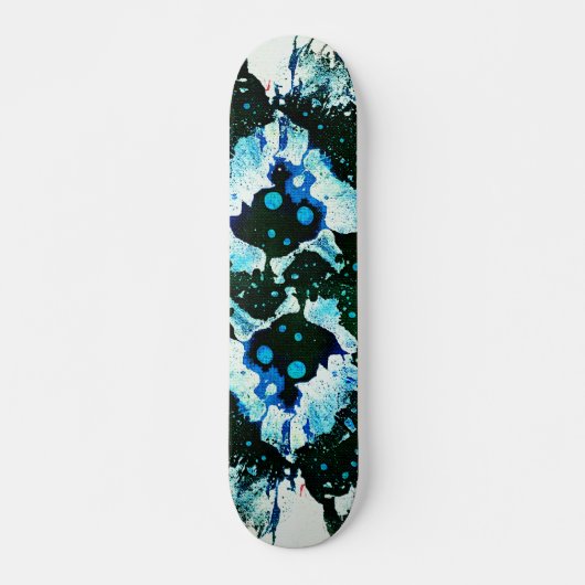 Polychromoptik #2C von Michael Moffa Skateboard (Vorne)