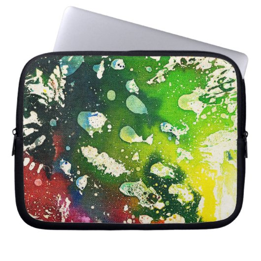 Polychromoptik #4 von Michael Moffa Laptopschutzhülle (Vorderseite)