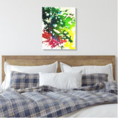 Polychromoptik #4 von Michael Moffa Leinwanddruck (Insitu (Schlafzimmer))