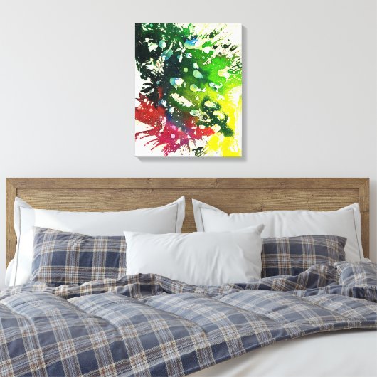 Polychromoptik #4 von Michael Moffa Leinwanddruck (Insitu (Schlafzimmer))