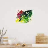 Polychromoptik #4 von Michael Moffa Poster (Küche)