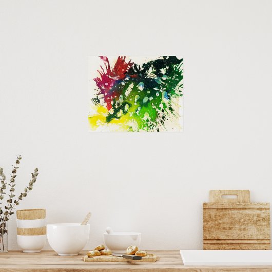 Polychromoptik #4 von Michael Moffa Poster (Küche)