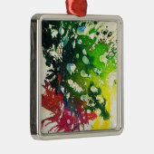 Polychromoptik #4 von Michael Moffa Silbernes Ornament (Rechts)