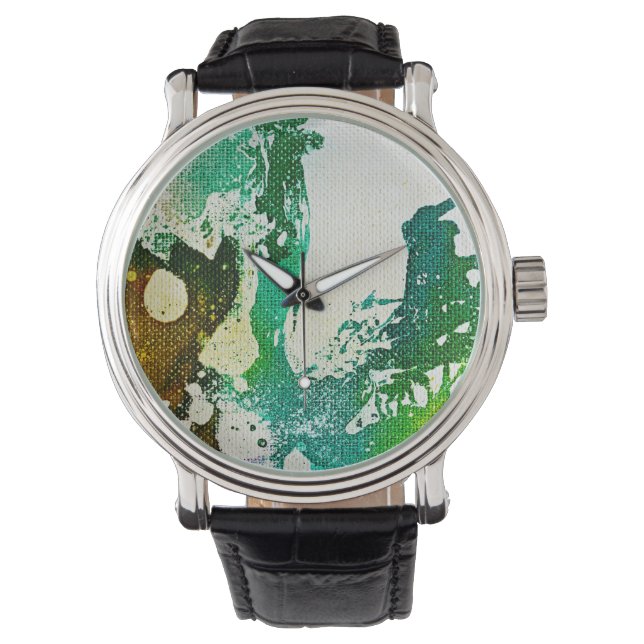 Polychromoptik #5 von Michael Moffa Armbanduhr (Vorderseite)