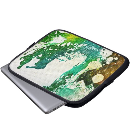 Polychromoptik #5 von Michael Moffa Laptopschutzhülle (Vorne Knopf)