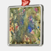 Polychromoptik #6 von Michael Moffa Silbernes Ornament (Links)