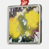 Polychromoptik #7 von Michael Moffa Silbernes Ornament (Links)