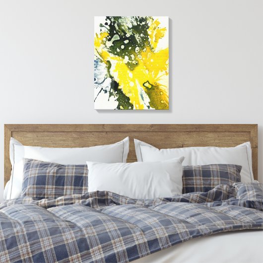 Polychromoptik #8 von Michael Moffa Leinwanddruck (Insitu (Schlafzimmer))