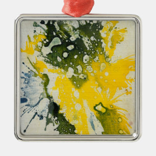 Polychromoptik #8 von Michael Moffa Silbernes Ornament