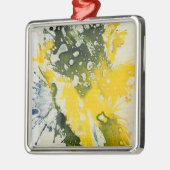 Polychromoptik #8 von Michael Moffa Silbernes Ornament (Links)